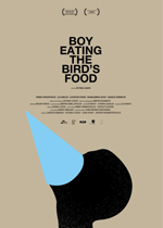Boy Eating The Bird's Food